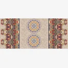 Fashion design wholesale customized pvc vinyl table cloth muslim ramadan plastic tablecloth