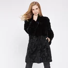 European Top quality Winter Thick Woman Rex Rabbit Fur coat for outdoor
