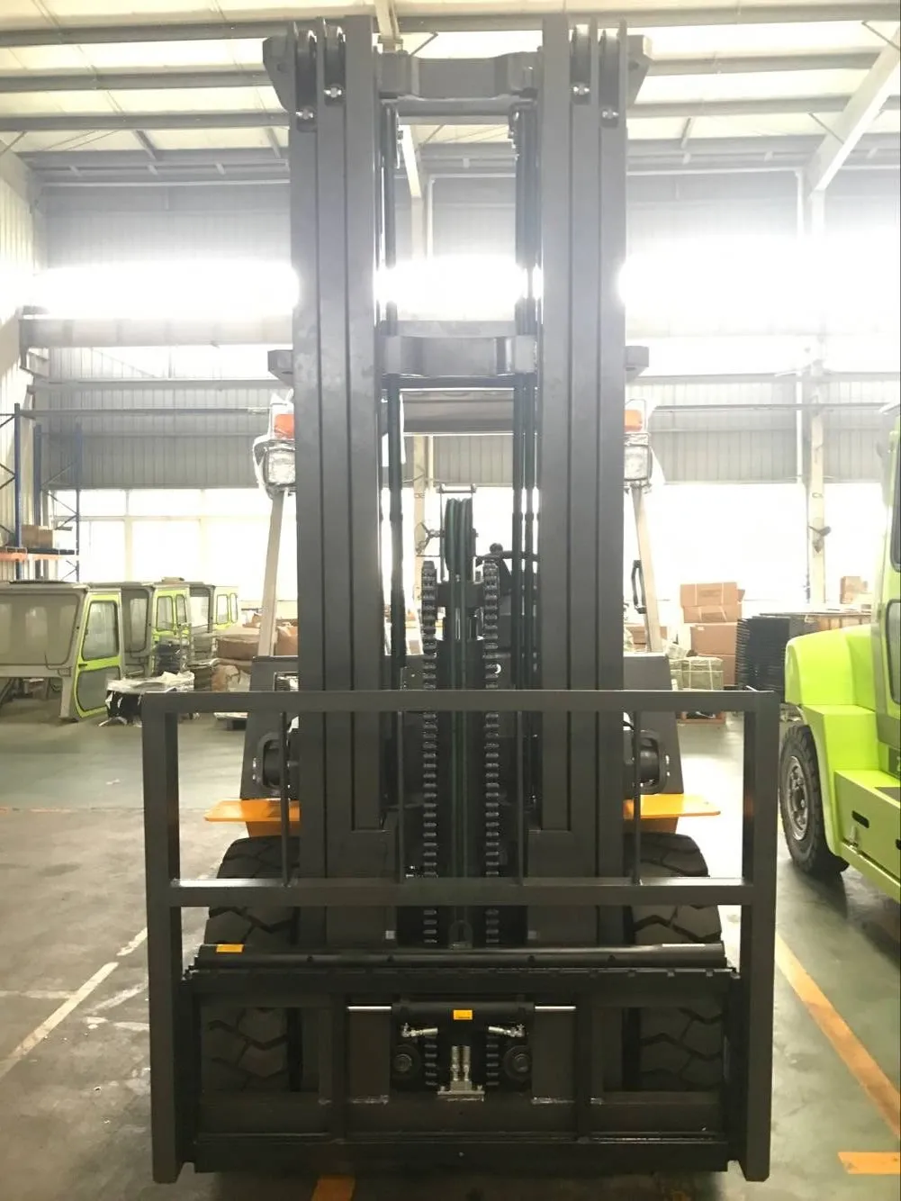 Ιαπωνία Nissan Engine FL20 2 τόνων LPG Gas Forklift Διπλό καύσιμο φορτηγό 9