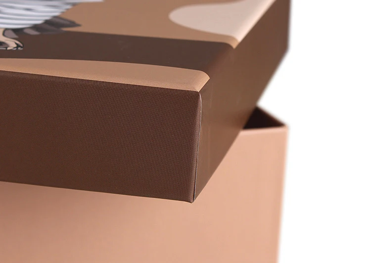 custom cardboard printed animal gift paper box