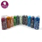 1.5 LB high quality colored flat glass gems stone for DIY