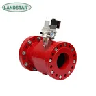 Pneumatically aluminum alloy flange type pinch valve for slurry