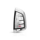 4Buttons Smart Card Car Key Shell Case for BMW 1 2 7 Series X1 X5 X6 F Class Remote Key Fob Cover with Insert Blade