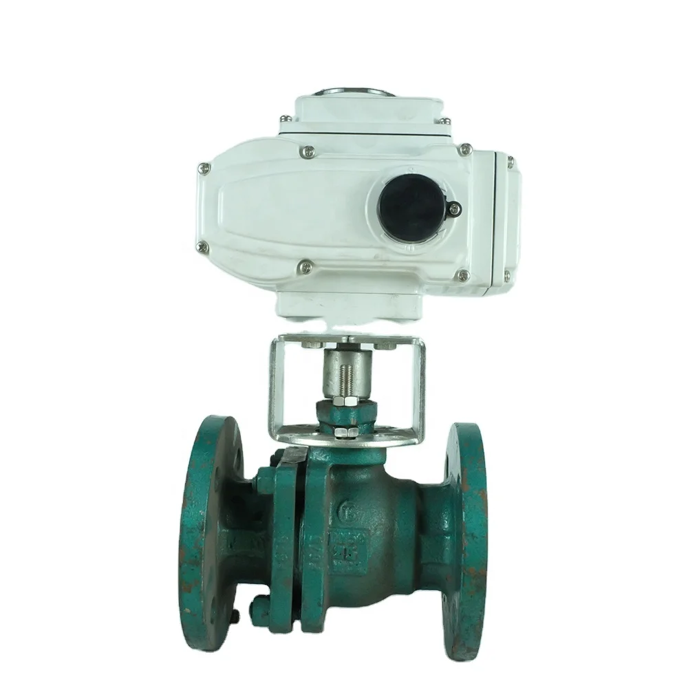 Dkv Electric Flange Ball Valve Dn Wcb Electric Actuated Way Flange