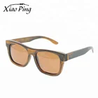 China wood oversized square bamboo sunglasses custom logo sunglass