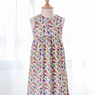 Small batch clothing manufacturer quality sewing custom printing kids clothes girls summer dress for toddler