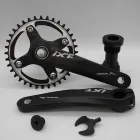 104BCD narrow wide MTB Bike Crankset With Bottom Aluminum Alloy Bicycle Crankset MTB Crank Bike Accessories