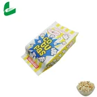 Snack heat seal cement paper kraft custom logo popcorn bags