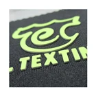 Washable Customized Embossed Label Sticker Heat Transfer Print Stamping