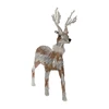 Hot sale small size cute recyclable deer shaped plastic christmas ornament,Christmas decoration