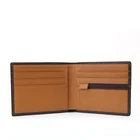 Leather Wallet Good Man Genuine Leather Wallet With Zip Coin Pocket Good Price RFID Blocking Custom Logo Slimfold Wallet