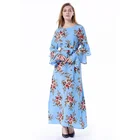Plus-size fashionable Arab Muslim dubai Saudi Malaysian ladies gown dress