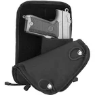 Holster Gun Gun Bag Soft Nylon Lightweight Pistol Holster Fanny Pack OEM Multi Use Belt Loop Gun Pouch Waist Gun Bag