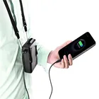 portable rechargeable hanging waist fan 5V usb charger cooling usb mini air fan