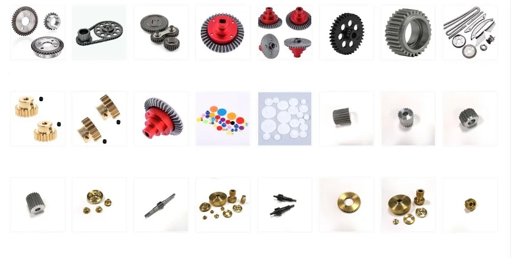Custom Specific Factory Custom Plastic Nylon Gear Sinter Spur Pinion Gear Differential Spider Gear Kit