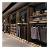 Clothes shop wall clothes showcase latticed storage display cabinet