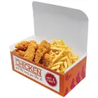 Fast delivery China manufacturer custom design printed fast food eco fried chicken packing box