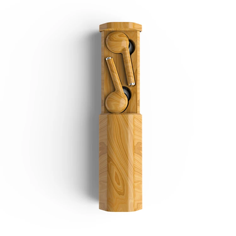 Enle Tech newest bamboo headphones TW40 TW50 true tws 5.0 wireless earphones earbuds - ANKUX.COM