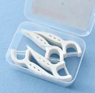 50 pcs plastic box oral care toothpicks dental floss pick with factory price