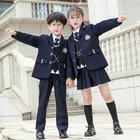 American Style Patterns Girls School Uniform Design With Skirt Pictures Girls Uniform