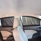 car Side Window Sunshade car rear window track Curtain