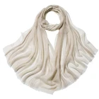 Hot Sale plain hijab scarf Muslim Fashion hand knitted woman shawls