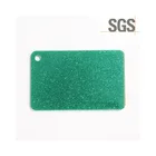 Acrylic Glitter Heat Resistant Plastic PMMA Solid Surface Golden Glitter Acrylic Sheets