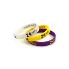 Cheap Custom Bracelet Diy Bracelet Rainbow Rubber Promotional Items Silicone Wristbands Logo Deboss