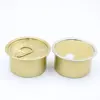 Aluminium tin Can jar with easy open lid & plastic cover dry fruit tin can