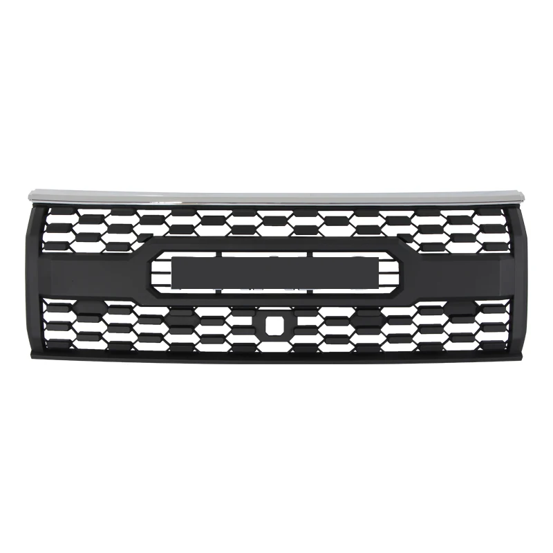 product matte black new style front mesh abs grille fit for toyota prado 2018-56