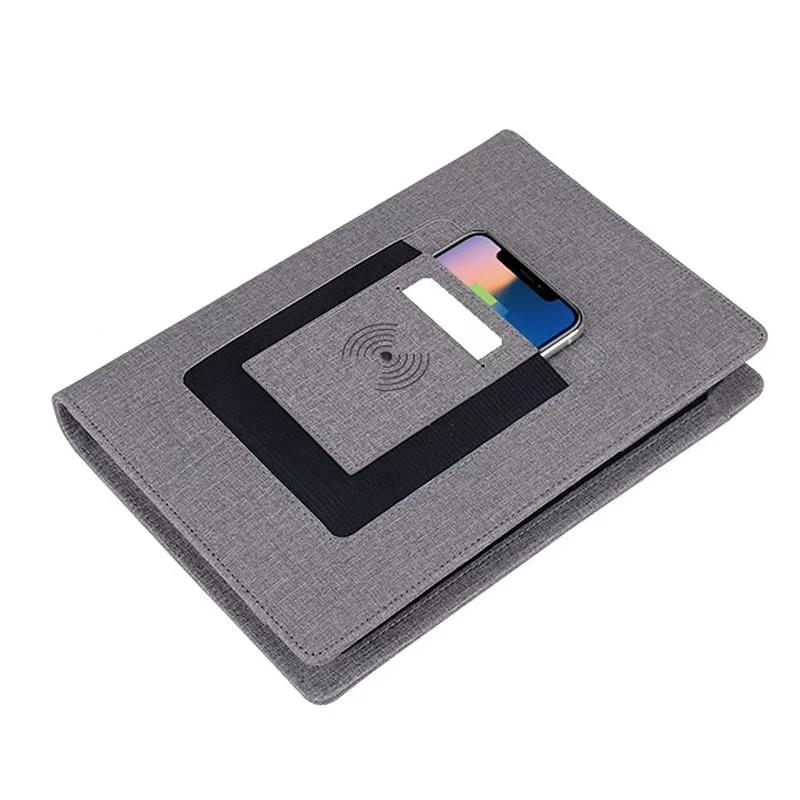 2020 Travel Wireless Charger Usb-C Power Bank Notebook Powerbank Diary Planner Notebook With Power Bank And Usb - ANKUX.COM