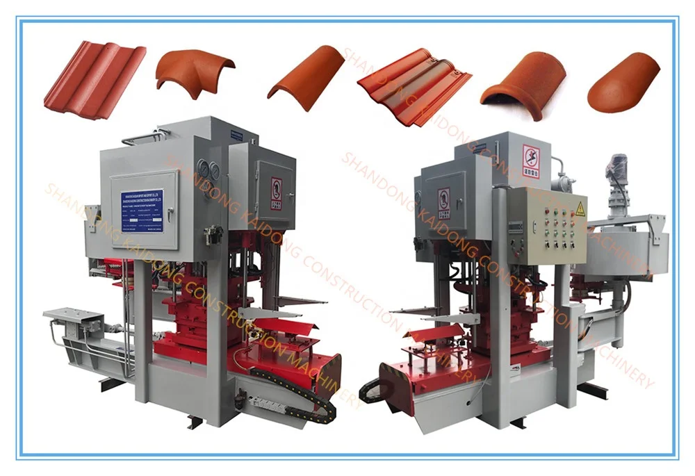 Italy technology full Automatic Roll forming extrude extrusion cement concrete roof tile making machine in South africa