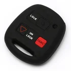 Car Key Case Silicon Rubber Key Protector Silicon Key Cover For Lexus GX470 RX350