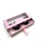 Hot sell mink eyelashes 3d mink eyelashes private label with eye lashes box, custom wholesale cruelty free 3d mink eyelashes