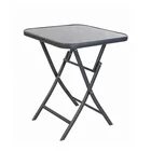 OUTDOOR GARDEN PATIO BISTRO DIA60CM SQUARE FOLDING TABLE