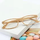 Heavy Duty Pc Material Bamboo-Like Plastic Reading Glasses