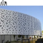 Curtain Wall Decorative perforated Aluminum Metal Sheet for Building Cladding