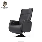 MADEFINE 81866 Home Furniture Living room lounge Chairs in Genuine Leather electric single leather sofa