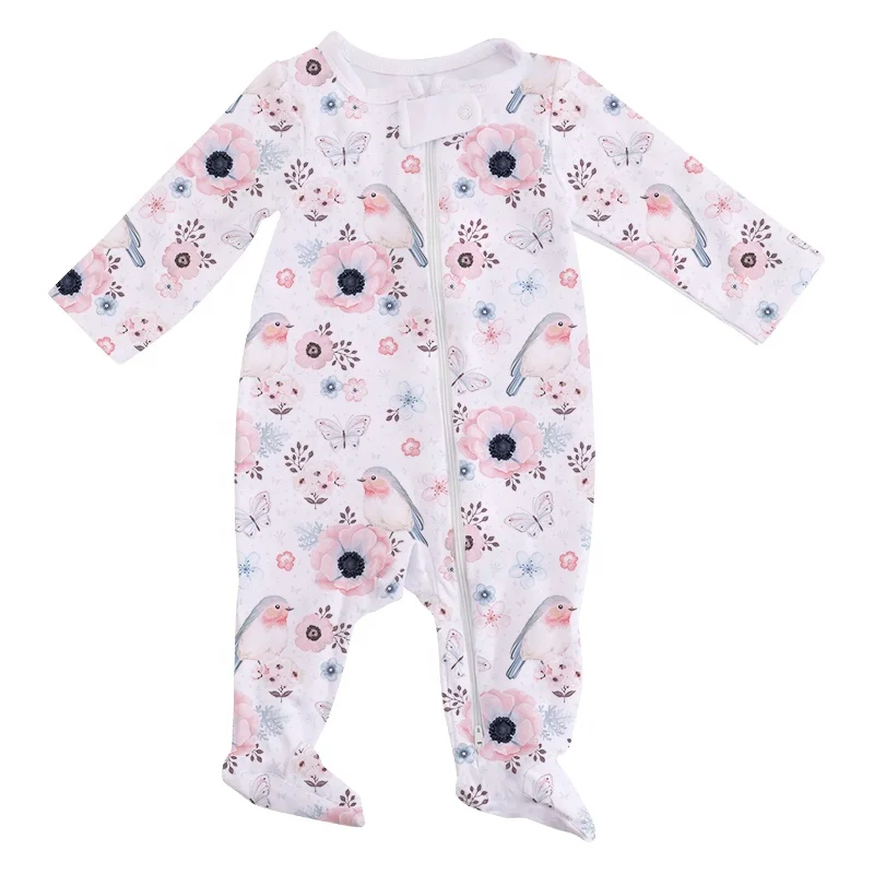 organic baby footie pajamas