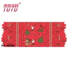 wholesale 137CM good quality Christmas pvc with non-woven backing table cloth