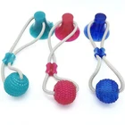 Multifunction flexible pet molar bite toy
