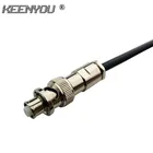 Ember 5KV SHV-Male High voltage connectors For flexible cables Straight Plug(male) Cable entry Cable entry clamp