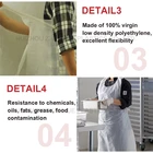 Chef Works Custom Car Wash Hair Dye Plastic Clear Apron