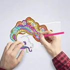 New Products Unicorn Led Diy Diamond Painting Round Beads For Home Decorate DP01