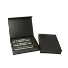 High Performance Cardboard Paper Black Wine Gift Box With Invisible Magnet