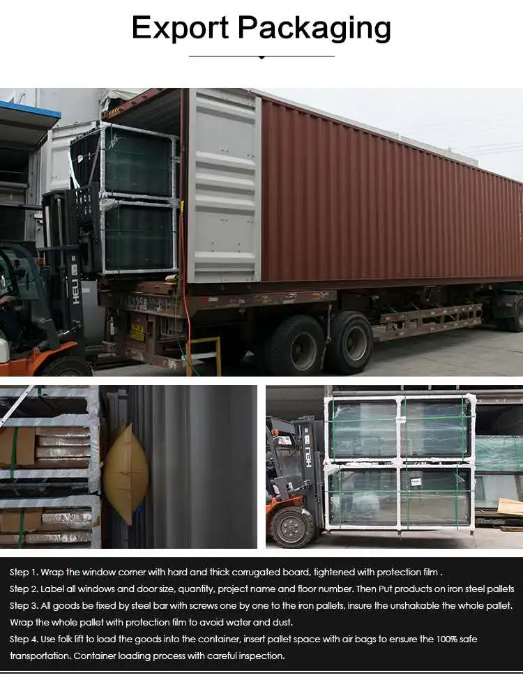 YY construction Aluminium Tilt and Turn Windows Two Open Way with Energy Efficient Glass