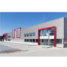 Light Gauge Steel Framing Prefabricated House / Factory / Shed Steel Structure Drawing