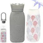Microwave Heating Bottle Environmental Silicone Hot Water Bag with Knit Cover, Hot & Cold Therapies and hand warmer