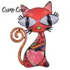 Cring Coco Vintage Designer Cat Brooches for Women Brand Boys Kids High Quality Cute Enamel Animal Metal Hijab Pins and Brooch