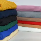 Bulk wholesale fashion arab dubai scarf hijab plain pleated chiffon shawl